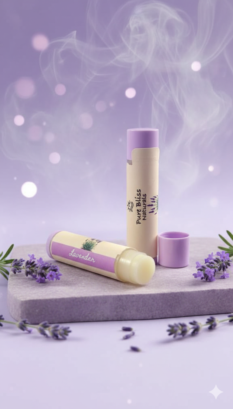 Lavender Lip Balm – Repair & Hydrate Dry Sensitive Lips