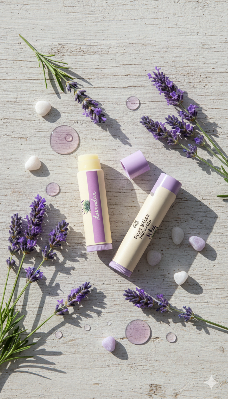 Lavender Lip Balm – Repair & Hydrate Dry Sensitive Lips - Image 2