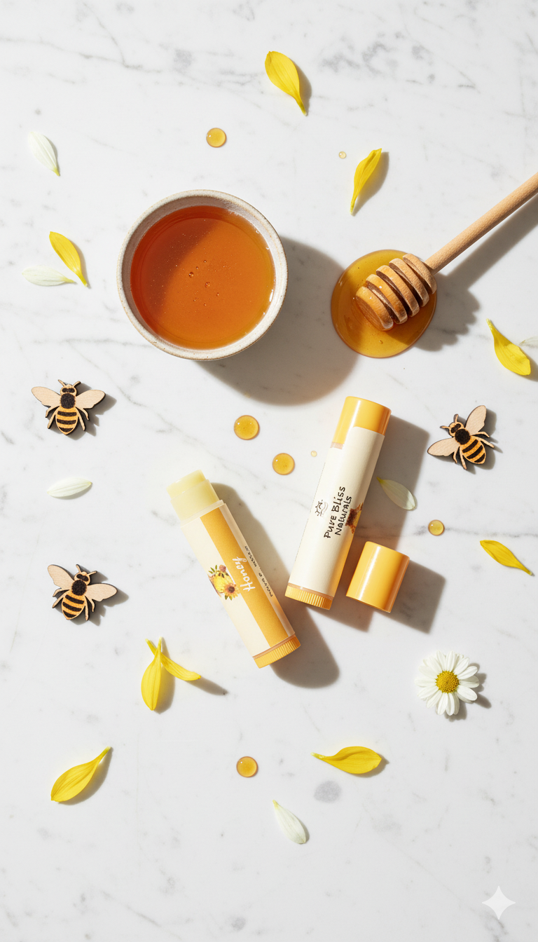 Honey Lip Balm – Soothing Relief for Cracked Lips - Image 2
