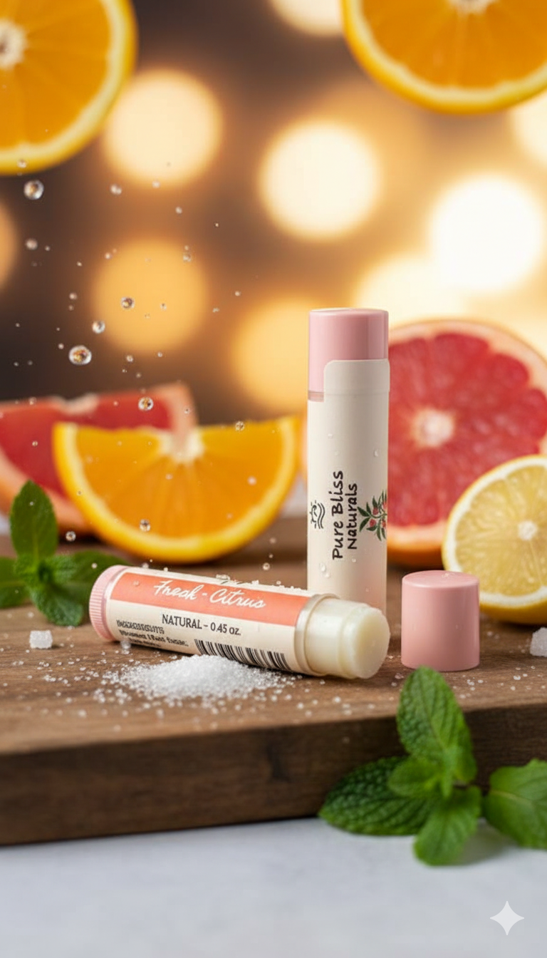 Citrus Lip Balm – Fight Dry, Chapped Lips Naturally - Image 2